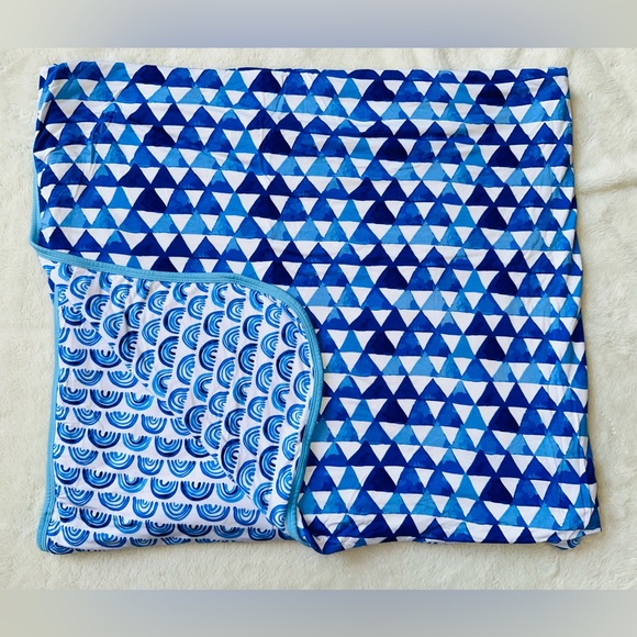 🩵💙LS Blue Rainbow Blanket💙🩵 - Picture 2 of 7